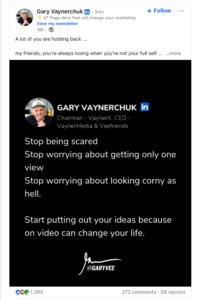 gary vee - quote post