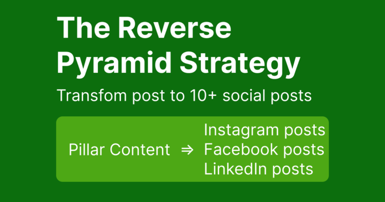 Master content with the Reverse pyramid strategy