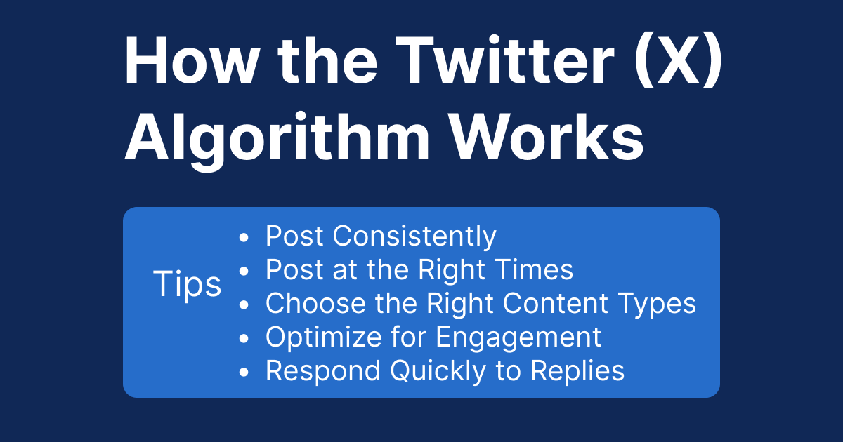 How the Twitter (X) Algorithm Works